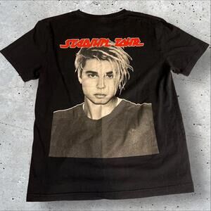 Justin Bieber Stadium Tour Team 'Bieber' Double Sided T-Shirt Size M